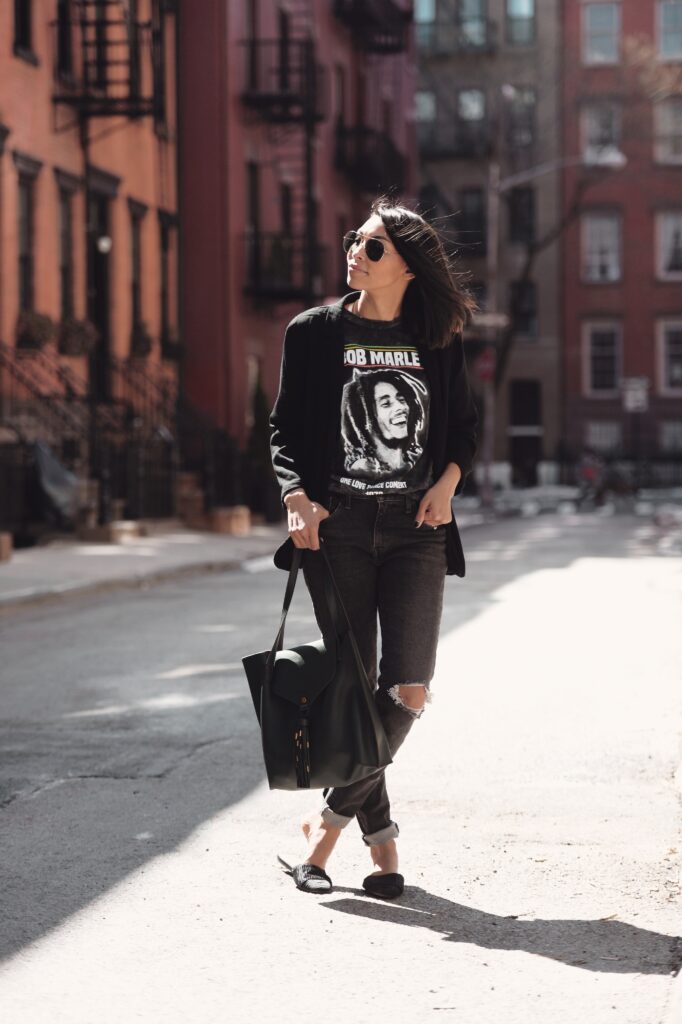 How To Wear A Graphic T-shirt When You're Over 30