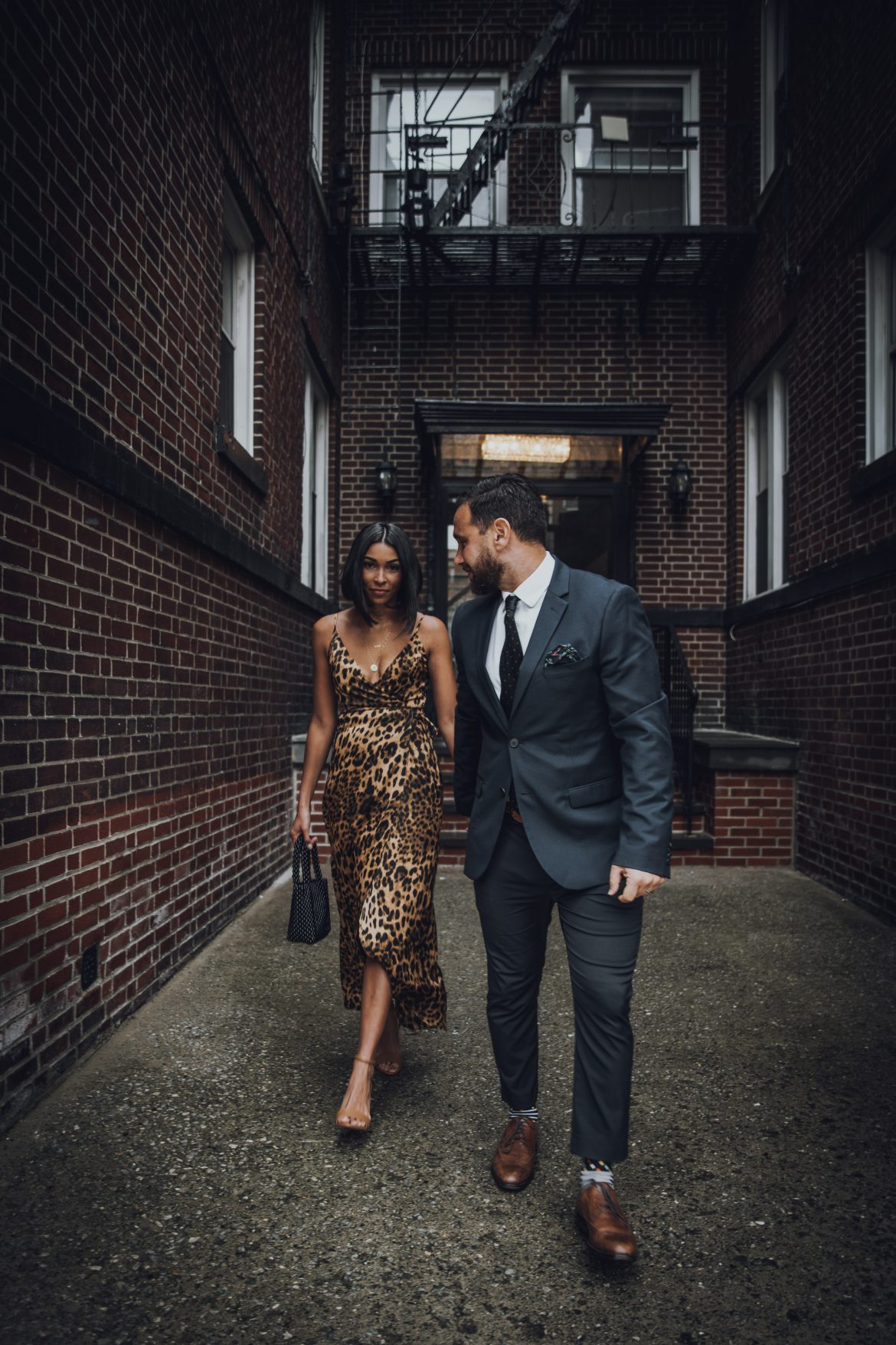 black dress for spring wedding