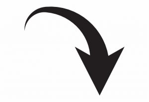 Black curved arrow pointing down.