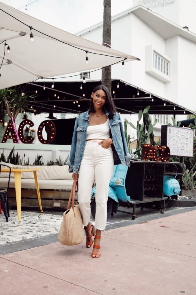 How to Style an All White Outfit for Spring