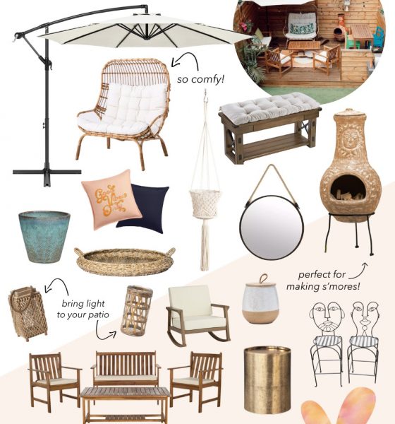 Must-have Patio Furniture for All The Cozy Outdoor Vibes