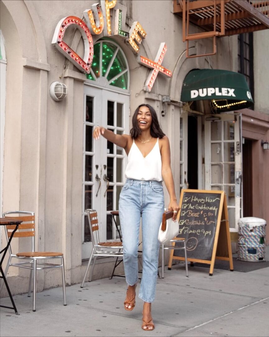 Date Night Style, Ruffle Tops + Boyfriend Jeans