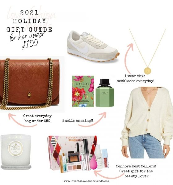 2021 Holiday Gift Guides For Her Under $100, $50 + $25