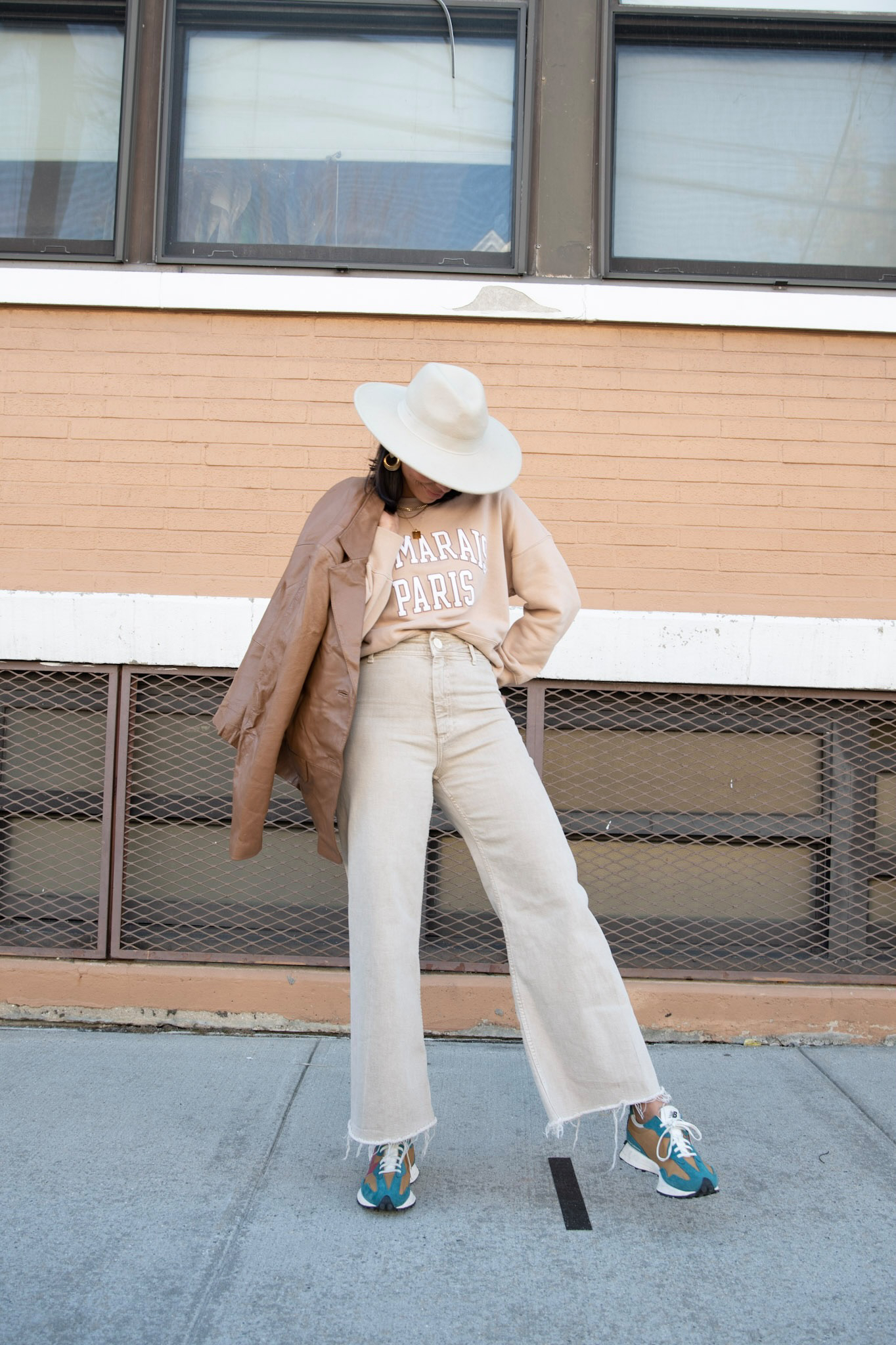 How I Styled The Trending Camel Leather Blazer Effortlessly - Love Fashion  & Friends